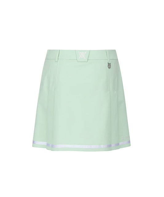 ANEW Golf: Women Half Pleats Under Line Point Skirt - Light Green